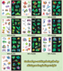 2026 World Cup Glow in the Dark Face Tattoos Waterproof Sweatproof Temporary Stickers 10 Sheets