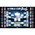 2026 World Cup Wall Chart Poster - 48 Team Tournament Schedule Tracker on Premium Waterproof Oxford Fabric (31.5" x 23.6") - Ultimate Soccer Gift for Fans (2026 World Cup Schedule Calendar-B)
