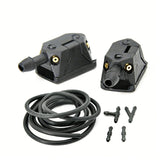 Adjustable 4-hole car wiper arm washer nozzle 8mm/9mm, compatible with Renault Espace 3 windshield washer retrofit.