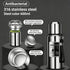 Antibacterial 316 Stainless Steel Vacuum Flask 600ml | Tea Infuser & Insulated Bottle for Hot/Cold Drinks (Bright silver)
