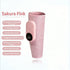 Leg massager - Calf massager - Leg massager for blood circulation -  Cordless massage - Air compression - Relieves leg pain - Adjustable intensity (pink)