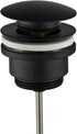 Bouchon de vidange de luxe Click 1¼ "noir matt