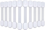 Mogi Products - Child Locks - 10 Pieces - For Cabinets and Drawers - Cabinet Safety - Safety Locks - Adhesive