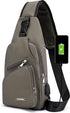 Fanny pack - Shoulder bag - With USB charging port - Men&
