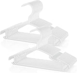 Hangers - Hangers - Children's Hangers - Baby Hangers - Plastic Hangers for Children - Baby Wardrobe Hangers - 20 Non-Slip Toddler Hangers - For Baby Clothes, Pants, Jackets, Dresses - Wit