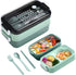 Green Lunch Box with Soup Bowl - Bento Box - Adult Lunch Box - Meal Boxes - Children&