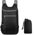 Backpack - Bag - Ultralight foldable backpack - Backpacks - Waterproof canvas, large capacity - Suitable for travel, hiking, camping, cycling, outdoor sports, Unisex, Black, One size