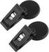 Set of 2 car windshield parking ticket holders - clip-on memo holder for cars, vans and caravans - self-adhesive ticket clips