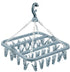 Sock Dryer - Clothesline - 32 Clips - Sock Hanger - Wasrek - Wasrek - Carousel - Drying Carousel - Clothes Hanger - Sock Drying Rack - Blue