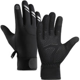 Gloves - Cycling Gloves - Winter Gloves - Sports Gloves - Touchscreen Winter Gloves - Winter Cycling Gloves - Men's - Heated - Waterproof - Warmly Lined - For Motorcycling and Skiing (M)