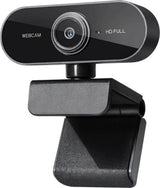 Full HD Webcam - 1080p - Webcam with Microphone - Computer - Laptop - Autofocus - Work from Home - Webcam for PC - USB - Black - Windows & Mac - Black Friday 2020 Deals