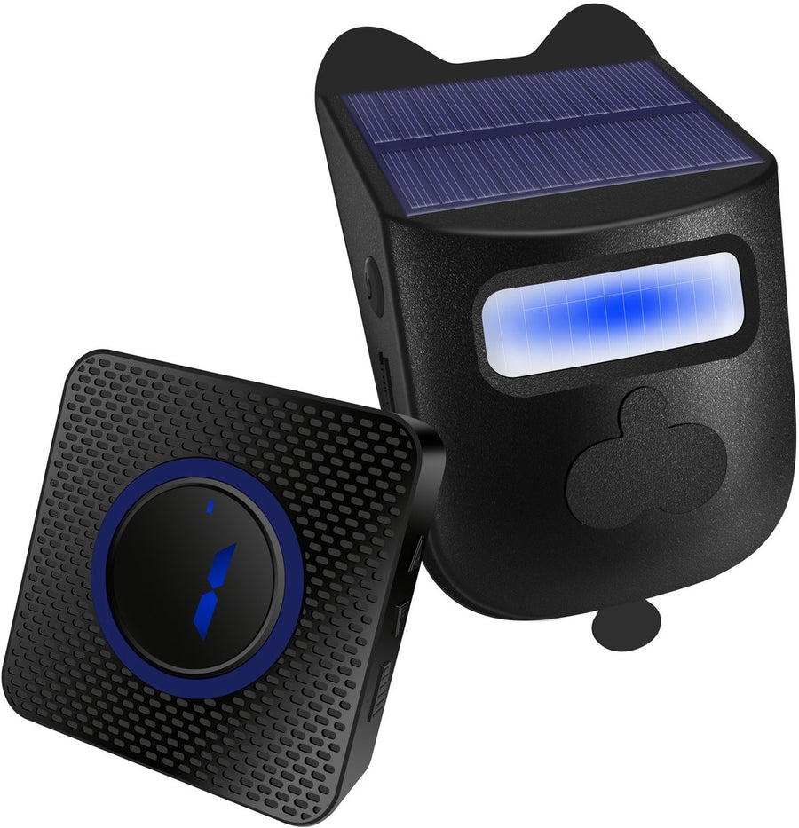 Driveway Alarm - Entry Detector - Solar Driveway Alarm - Passage Detector - Wireless = Security - Weatherproof Access Detector