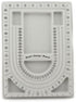 Bead Tray for Bracelets and Necklaces - 9.5 x 12.9 inches - DIY Jewelry Tool - For Girls and Necklace and Bead Makers - Gray