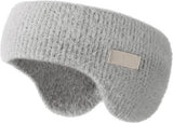 Noise-canceling earmuffs for sleeping - Soundproof earmuffs - Sleep mask - Noise-canceling headband for sleeping - Warm earmuffs for winter - Thick knit earmuffs - Suitable for cycling and sleeping - Grijs
