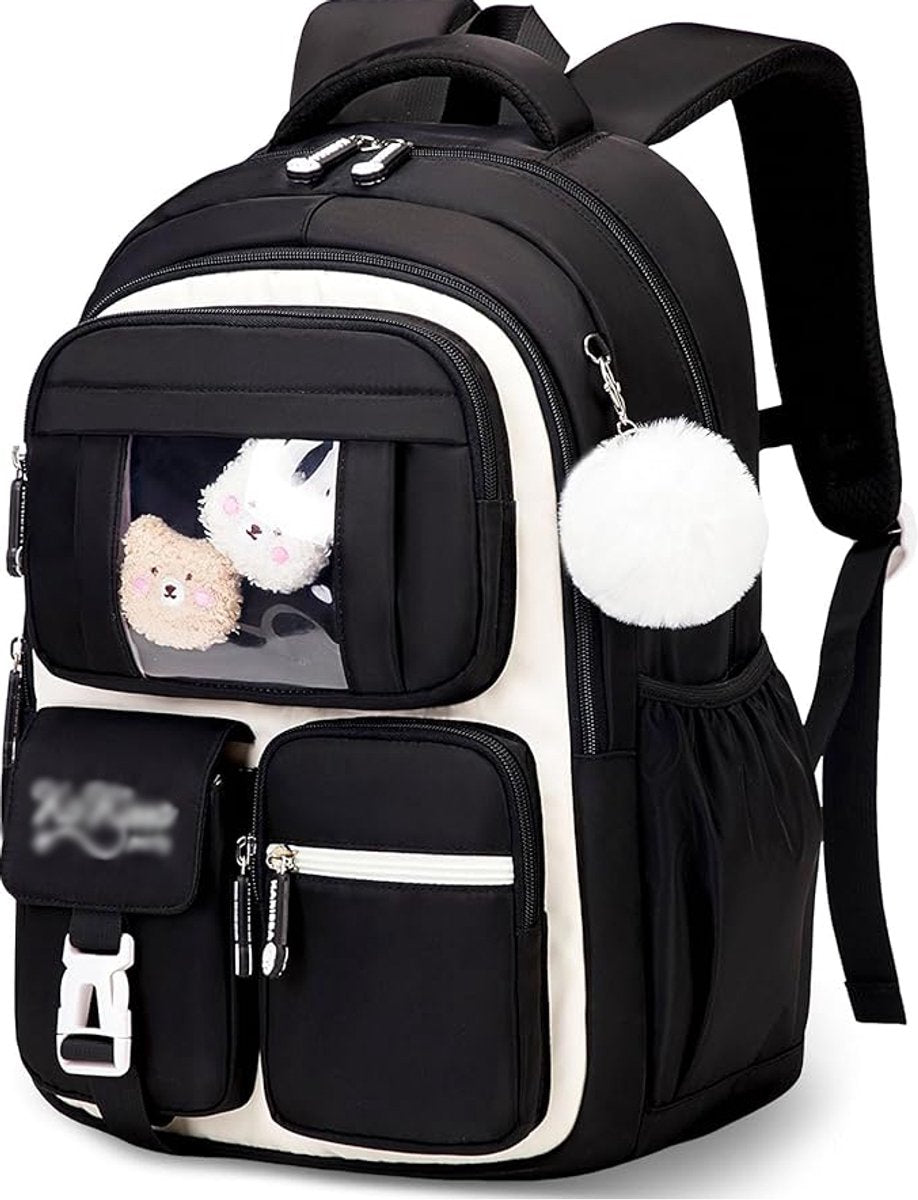 Girls' Backpack, Breathable Backpack for Girls, Grades 1-5, Casual School Bag for Kids, Elementary School, Secondary School