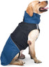 Dog Raincoat - Dog Jacket - Waterproof Winter Dog Jackets - Windproof Dog Jacket - Winter Dog Jacket - Reflective Strip - Perfect for Small Dogs - Medium-Sized Dogs - Blue and Black - Size S