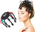 The head massager features 3 vibrating contacts, is ultra-rechargeable, and has a removable head attachment. Suitable for pain and anxiety relief, stress reduction, relaxation, and deep sleep.