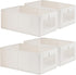 Storage Bins - Laundry Bins - Clothes Organizers - Closet Organizers and Storage Bins - for Clothes - Jeans - Toys - Books - Shelves - Cabinets - Wardrobes (Set of 4)