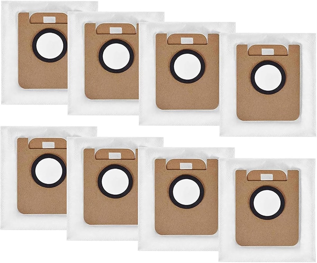 Vacuum cleaner bags - Eco-friendly vacuum cleaner bags - Practical vacuum cleaner bags - 8 reusable vacuum cleaner bags - Replacement parts for robot vacuum cleaners