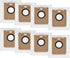 Vacuum cleaner bags - Eco-friendly vacuum cleaner bags - Practical vacuum cleaner bags - 8 reusable vacuum cleaner bags - Replacement parts for robot vacuum cleaners