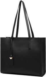 Handbags, large women's shopping bags, fashion, school, work, casual bags with zipper, A-black, western style