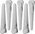 Set of 12 stainless steel bag closure clips - Reusable closure clips for bags, food, coffee, bread - Freshness clip for packaging - Bag closure - Closure clip - Food bag - Airtight closure clip