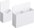Pen holder - Magnetic pen holder - Marker holder - Marker holder for school - Whiteboard - Magnetic - Marker storage - Pencil organizer for pencil case - Set of 2 - White