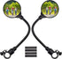 2-Piece Convex Bicycle Mirrors - Universal HD Handlebar Mirrors with 360-Degree Rotation and Wider Field of View for Bicycles and Electric Bikes