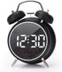 Digital clock - Digital clock - LED display - Bedroom - Clock - Energy efficient - Black