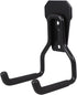 Support - Heavy-duty metal wall hook - Black mounting hooks for bicycles, ladders, and bulky items. Durable and easy to install for home and workshop storage.