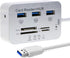 USB 3.0 Hub with 3-Port Splitter and Memory Card Reader - SD/TF/Micro SD Card Reader - USB 3.0 Hub