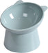 Cat bowl - Feeders - Tilting bowl - Anti-vomiting - Angled design - Blue - Perfect for cats - Indoor use - Pet accessories - Blue