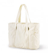 Women's Handbags - Zip-Up Tote Bag - Large Shoulder Bag - School Bag - Crossbody Bag - Laptop Bag - Handbag - Tote Bag - Weekend Bag - Shopping Bag - Beach Bag - Yoga/Fitness/Travel Bag - Beige