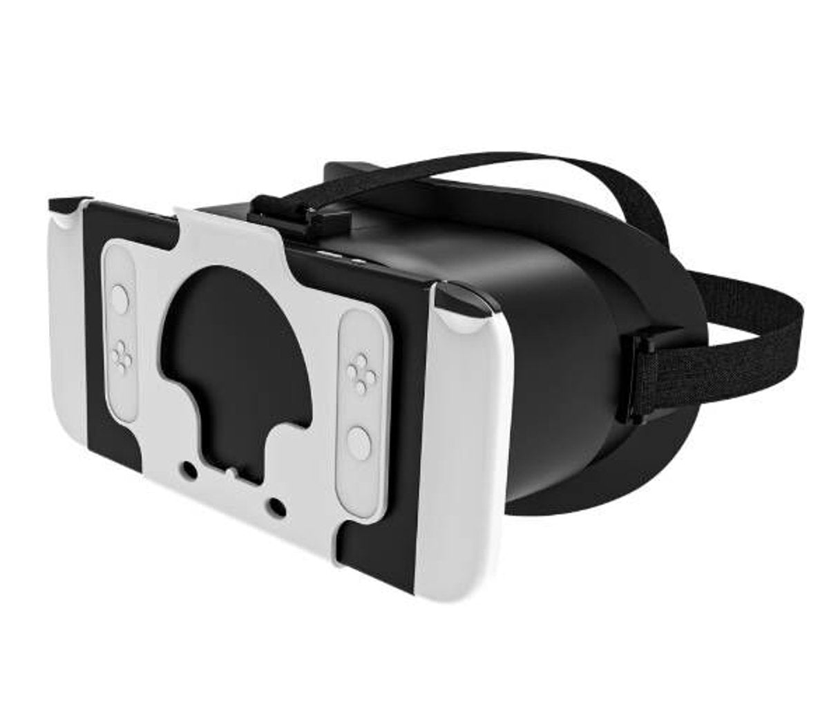 Suitable for Nintendo Switch VR headsets and OLED models, VR virtual reality headset with adjustable HD lenses, comfortable headband, suitable for 3D VR games on Nintendo Switch OLED, suitable for children/boys - black