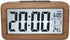 Wekker digital alarm clock, wooden, with sensor module, large screen, desk clock, date and temperature display, night light, digital clock with snooze module (batteries not included)