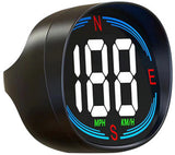Speedometer - GPS Speedometer - Car Accessories - Universal Head-Up Display - MPH Speedometer - Plug and Play USB Connection - with Compass and Speed Alarm - for all vehicles