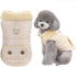 Dog Coat - Extreme Cold Weather Coat - Winter Dog Coat - Warm Dog Coat - Windproof Dog Coat - Velvet Dog Coat - Thick Winter Clothing - Fur Collar - Perfect for Dogs - Size XXL - Khaki