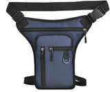 Waterproof Outdoor Waist and Leg Bag with Adjustable Straps for Men and Women - Blauw