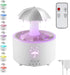 Aromatherapy Humidifier - Umbrella Humidifier - 300ml Rotating Humidifier for Bedroom with Remote Control and Timer - 7-Color LED Humidifier for Living Room or Children&