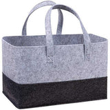 5 pcs Tote bag, shopping bag, foldable shopping basket, large shopping bag, felt tote bag, reusable shopping bag, felt shopping basket, suitable for shopping, travel, storage