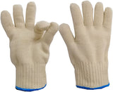 Gloves - Kitchen Gloves - Heat Resistant Kitchen Gloves - BBQ Gloves - Anti-Scald Gloves - Thick Knitted Cotton - For Indoor and Outdoor Use - For Oven - Airfryer - High Temperature Grill - Hot Dishes - Gardening