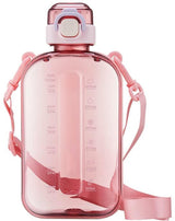 Sports Water Bottle - Fitness Water Bottle - Water Bottle - 750ml Leakproof Water Bottle - Water Bottle - Suitable for travel, picnics, camping, hiking - Pink