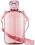 Sports Water Bottle - Fitness Water Bottle - Water Bottle - 750ml Leakproof Water Bottle - Water Bottle - Suitable for travel, picnics, camping, hiking - Pink