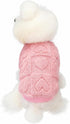 Dog Coat - Dog Sweater - Heart Dog Sweater - Puppy Dog Coat - Christmas Dog Sweater - Perfect for Small and Medium Dogs - Christmas Decorations - Christmas - XL
