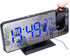 Radio Wekker digital projection with 4 dimmers and 180° rotation - 2 sounds - Groot 7.4&