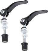 Quick-release seatpost clamp for mountain bikes, 2 pieces, aluminum, for Quick threaded seatposts, Quick-release fasteners, black