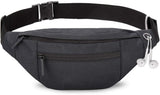 Fanny pack - Sports fanny pack - Running belt - Large fanny pack - Men's and women's - Fanny pack - Pouch - LIGHTWEIGHT RUNNING - For travel/on the go - Dark gray