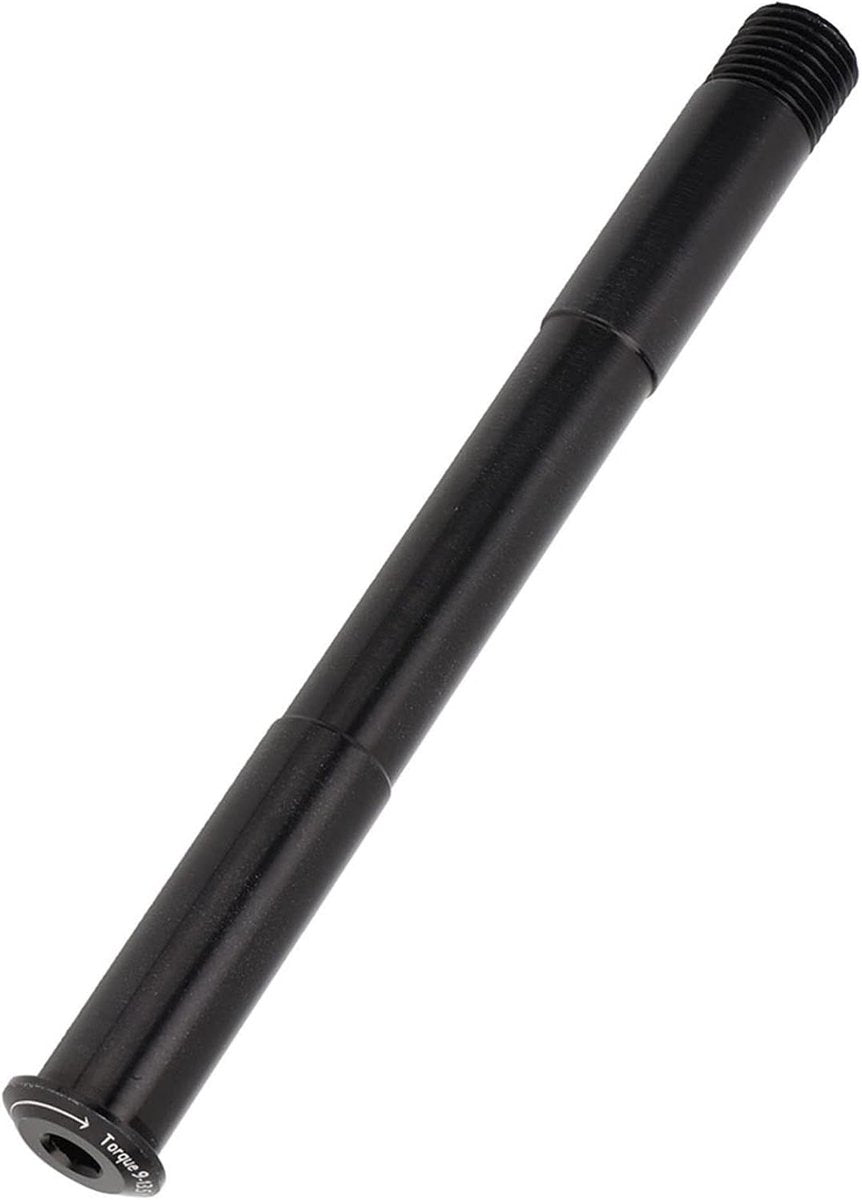Bicycle - Thru-axle - Fork lockout lever - Aluminum alloy - Thru-axle - Quick-release bicycle front hub, fork, seatpost thru-axle, Boost fork axle - 110 x 15 mm - Black