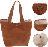 Lunch bag - Insulated bags - Tote bag - Shopping bag - Storage bag - Simple lunch bag - Outdoor lunch bag - Bento tote bag - Mini Bento bag - Lunch bag - Storage bag - Corduroy