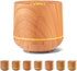Humidifiers - Aromatherapy Humidifier - 300ml Diffuser - Air Humidifier - Room Humidifier - 7-Color LED - Light and Automatic Shut-Off - Essential Oil Diffuser for Home and Office (Light Color)